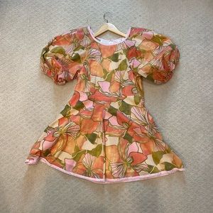 Floral Puff Sleeve Dress